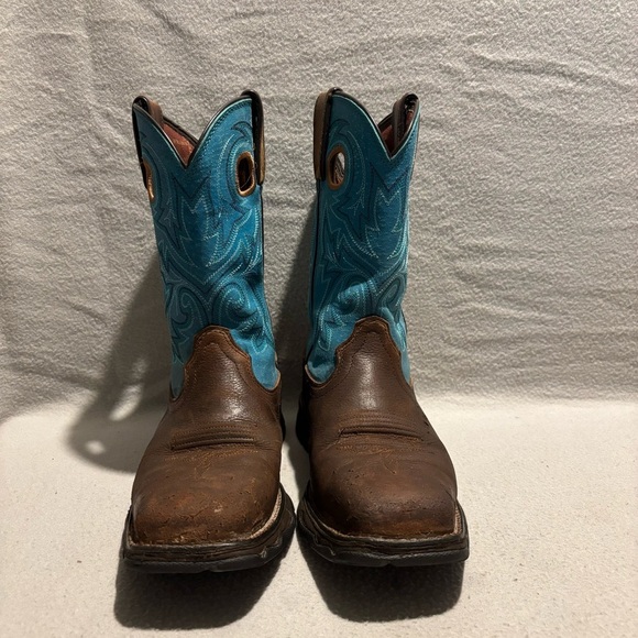 Durango DWRD022 Sz 8.5 M Lady Rebel Steel Toe Cowgirl Western Boots - Picture 1 of 13